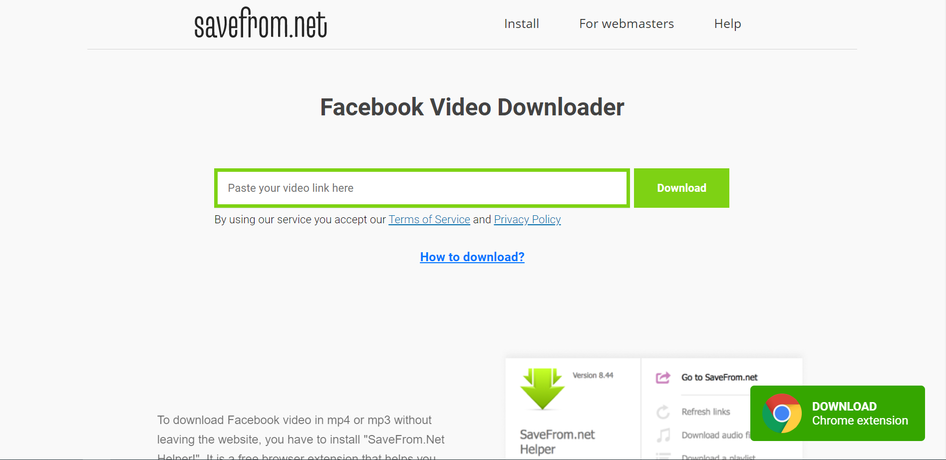 downloader facebook online