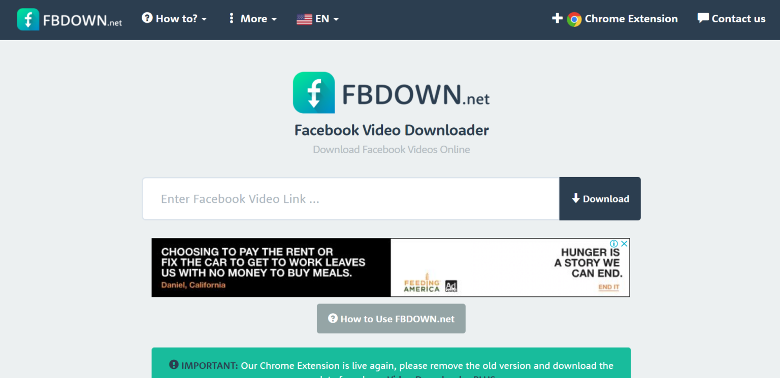facebook video downloader hd chrome extension