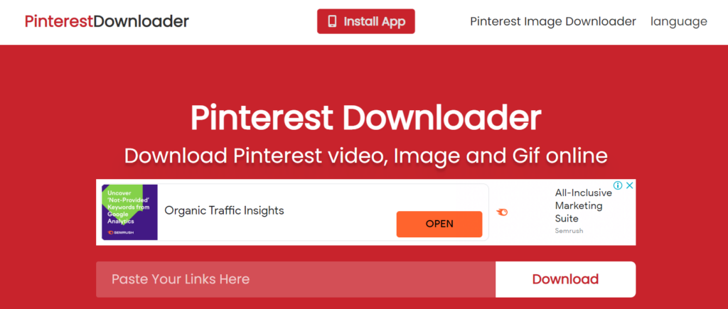 Best Pinterest Video Downloader