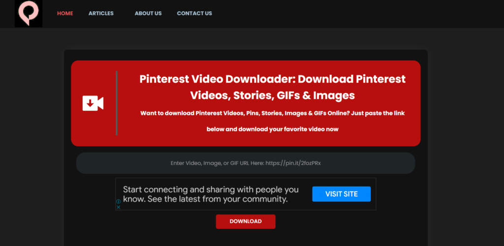 Rozšíření Pinterest Video Download Guide - Doplňky Opery