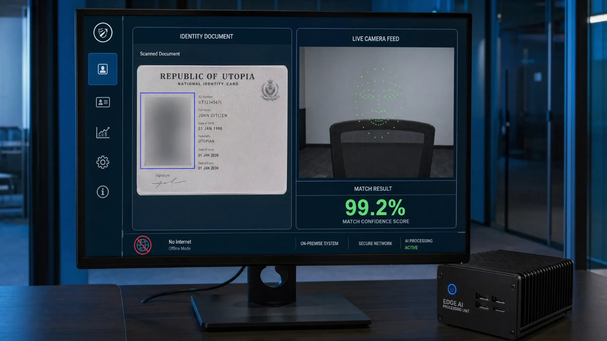 How On-Premise Facial Recognition Works for ID Document Matching